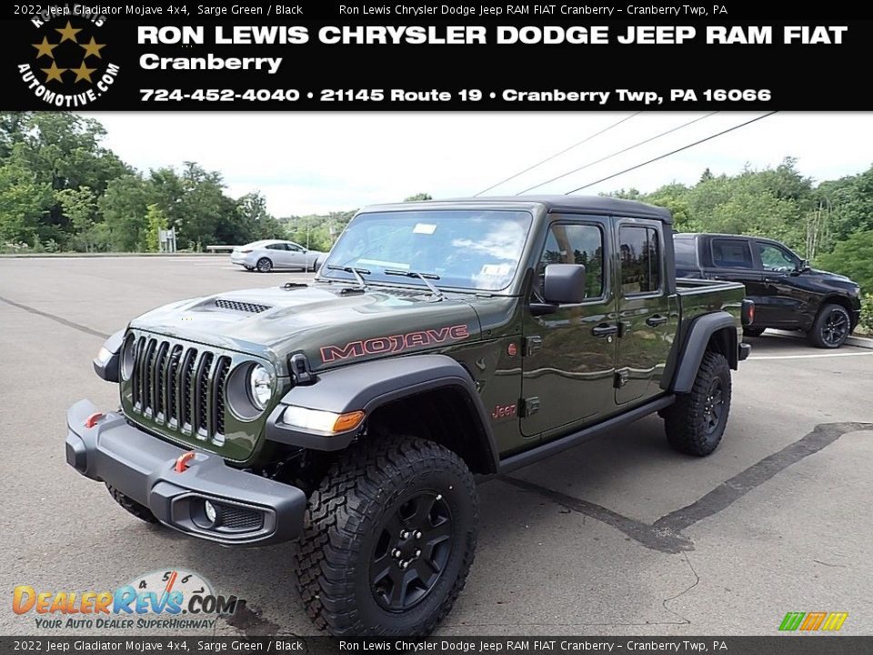 2022 Jeep Gladiator Mojave 4x4 Sarge Green / Black Photo #1