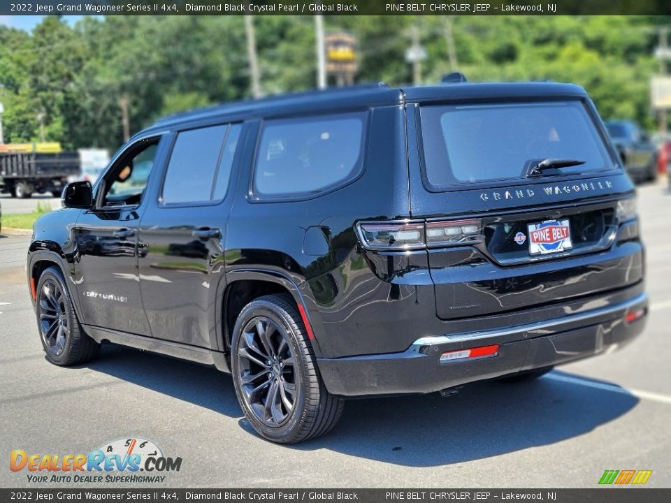 2022 Jeep Grand Wagoneer Series II 4x4 Diamond Black Crystal Pearl / Global Black Photo #4