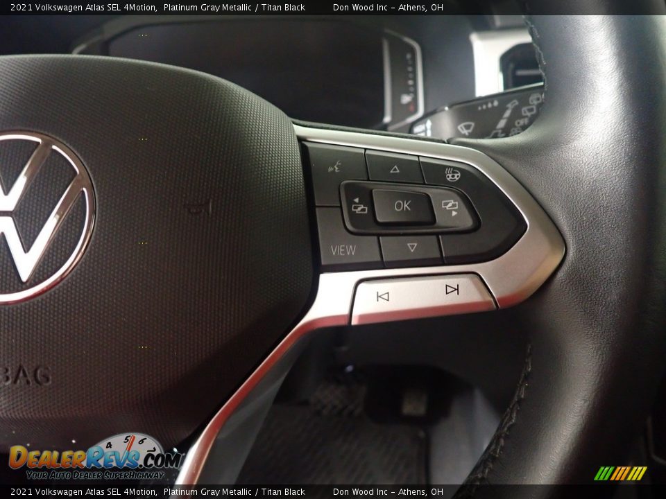 2021 Volkswagen Atlas SEL 4Motion Platinum Gray Metallic / Titan Black Photo #33