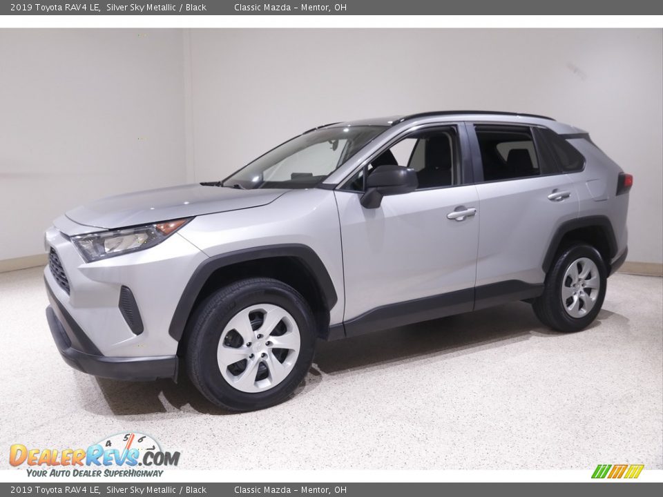 2019 Toyota RAV4 LE Silver Sky Metallic / Black Photo #3