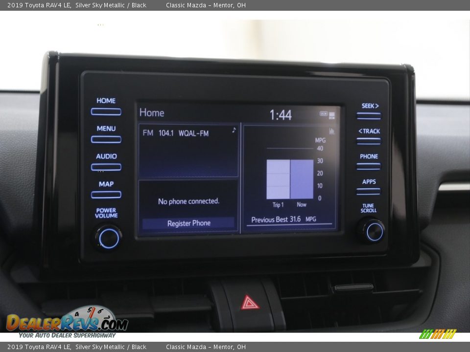 2019 Toyota RAV4 LE Silver Sky Metallic / Black Photo #10