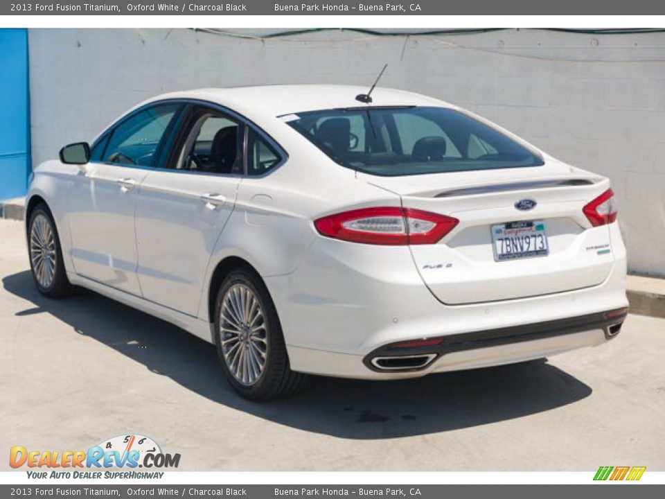 2013 Ford Fusion Titanium Oxford White / Charcoal Black Photo #2