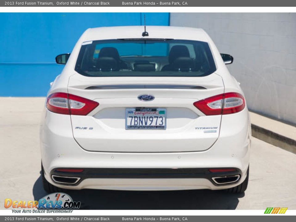 2013 Ford Fusion Titanium Oxford White / Charcoal Black Photo #9