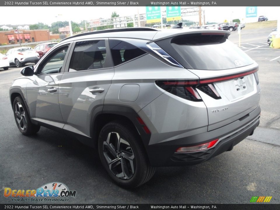 2022 Hyundai Tucson SEL Convienience Hybrid AWD Shimmering Silver / Black Photo #8