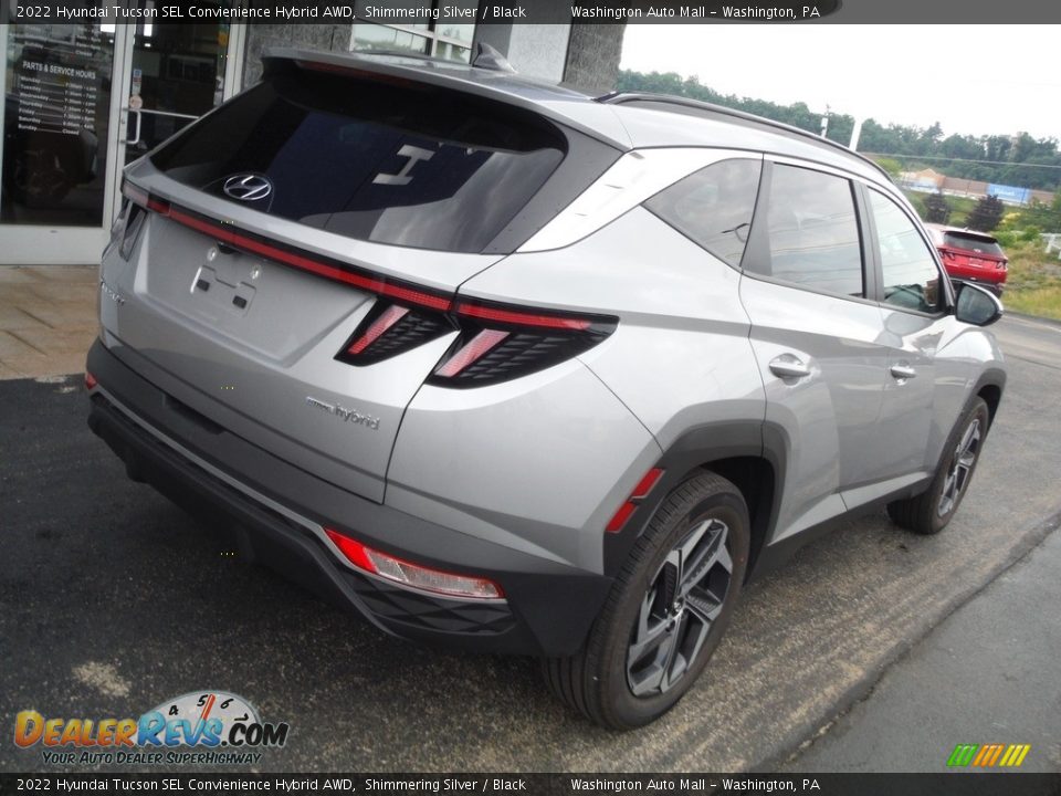 2022 Hyundai Tucson SEL Convienience Hybrid AWD Shimmering Silver / Black Photo #10