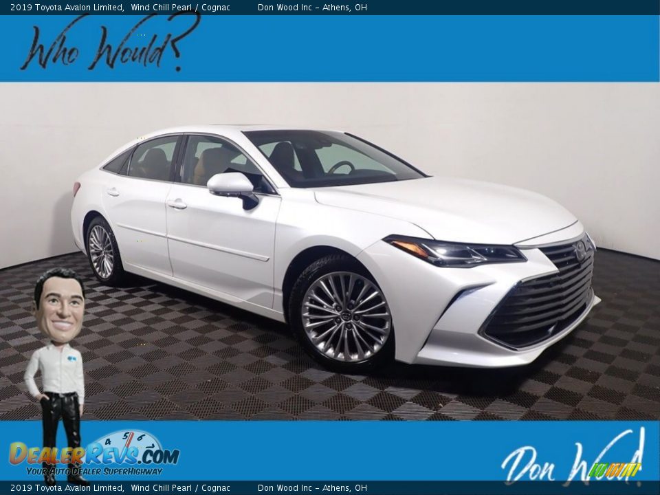 2019 Toyota Avalon Limited Wind Chill Pearl / Cognac Photo #1