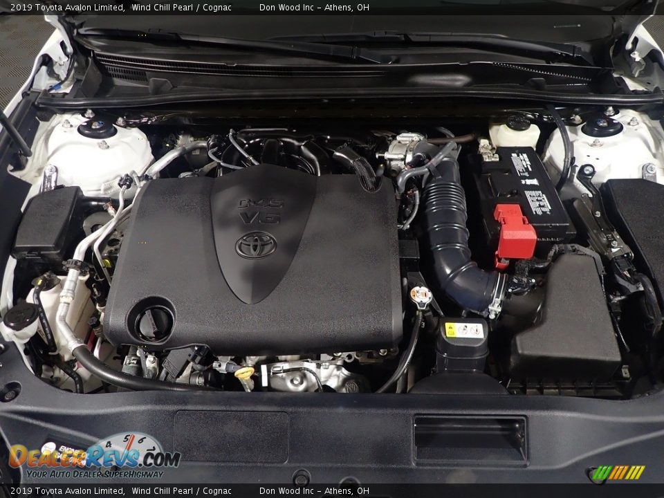 2019 Toyota Avalon Limited Wind Chill Pearl / Cognac Photo #9