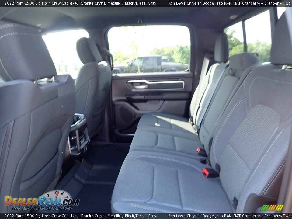 2022 Ram 1500 Big Horn Crew Cab 4x4 Granite Crystal Metallic / Black/Diesel Gray Photo #13