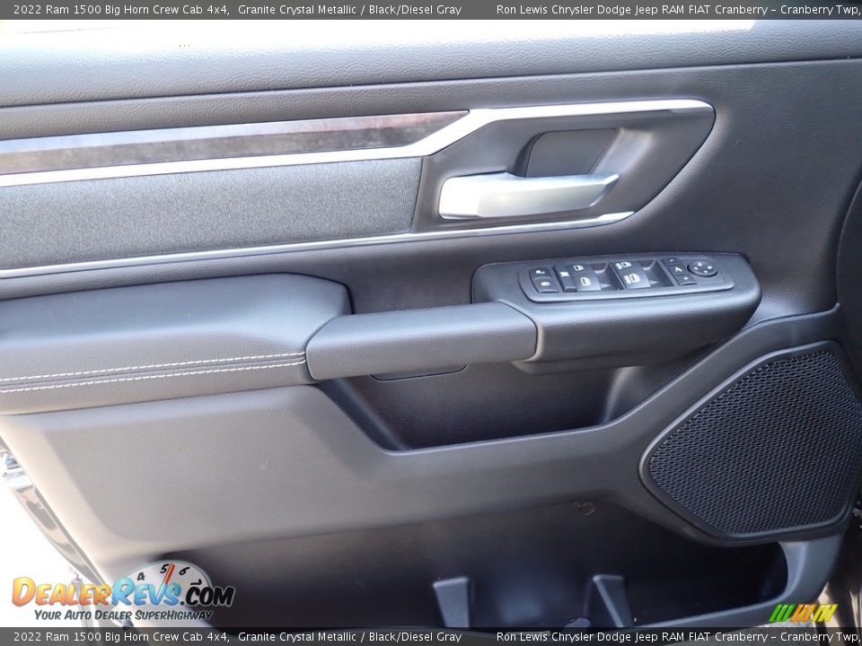 2022 Ram 1500 Big Horn Crew Cab 4x4 Granite Crystal Metallic / Black/Diesel Gray Photo #16