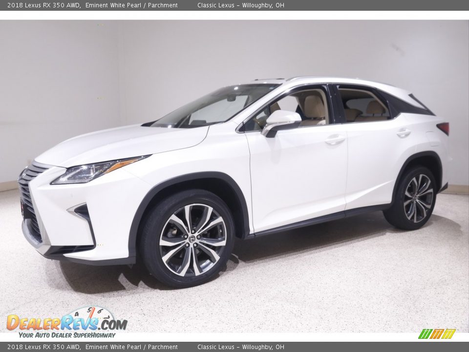 2018 Lexus RX 350 AWD Eminent White Pearl / Parchment Photo #3