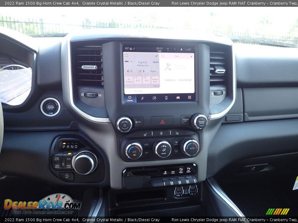 2022 Ram 1500 Big Horn Crew Cab 4x4 Granite Crystal Metallic / Black/Diesel Gray Photo #18
