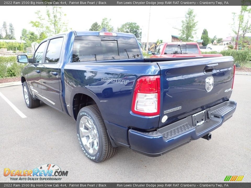 2022 Ram 1500 Big Horn Crew Cab 4x4 Patriot Blue Pearl / Black Photo #3