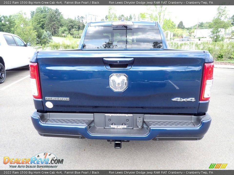 2022 Ram 1500 Big Horn Crew Cab 4x4 Patriot Blue Pearl / Black Photo #4