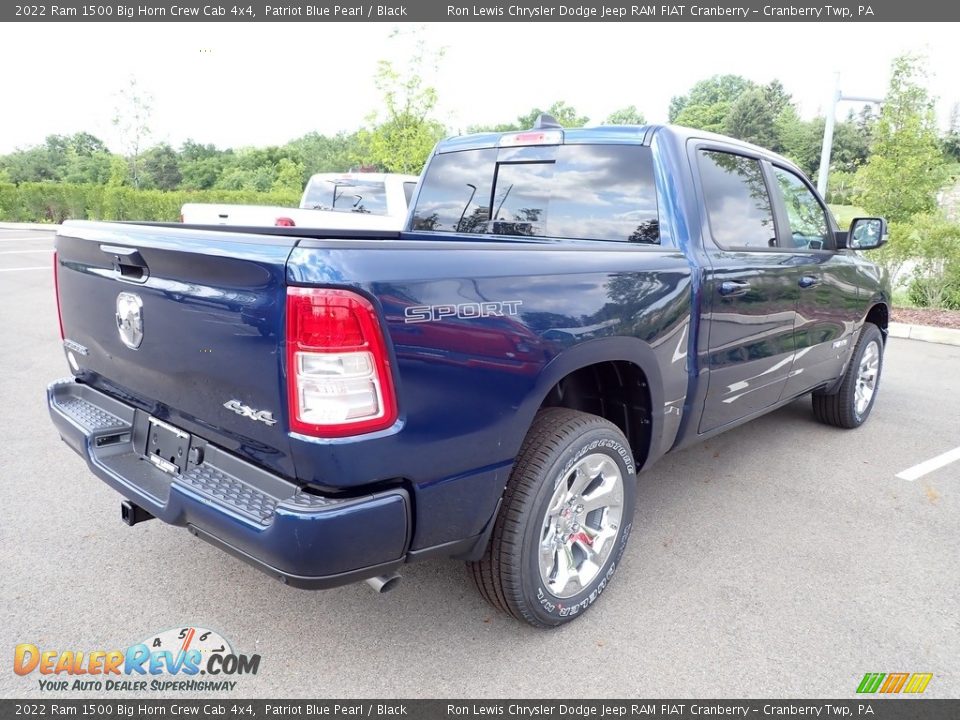 2022 Ram 1500 Big Horn Crew Cab 4x4 Patriot Blue Pearl / Black Photo #6