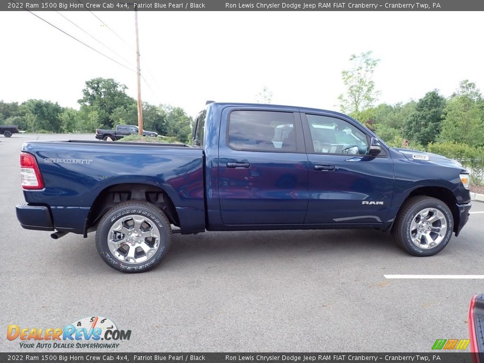 2022 Ram 1500 Big Horn Crew Cab 4x4 Patriot Blue Pearl / Black Photo #7