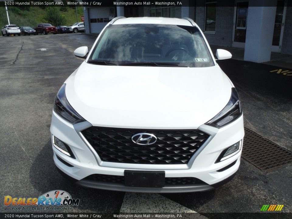 2020 Hyundai Tucson Sport AWD Winter White / Gray Photo #4