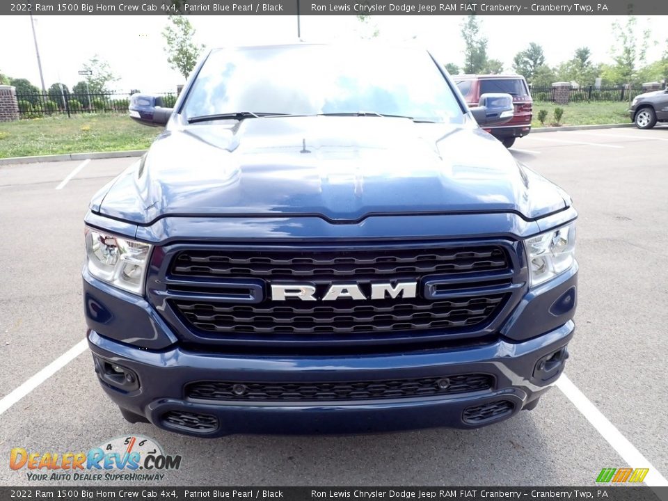 2022 Ram 1500 Big Horn Crew Cab 4x4 Patriot Blue Pearl / Black Photo #9