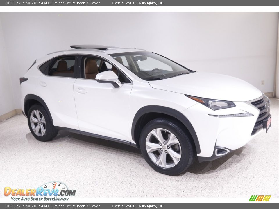 2017 Lexus NX 200t AWD Eminent White Pearl / Flaxen Photo #1