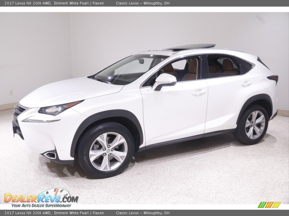 2017 Lexus NX 200t AWD Eminent White Pearl / Flaxen Photo #3