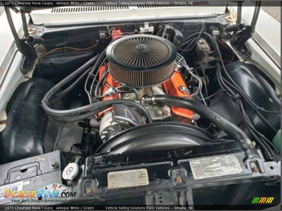 1973 Chevrolet Nova Coupe 307 cid V8 Engine Photo #11