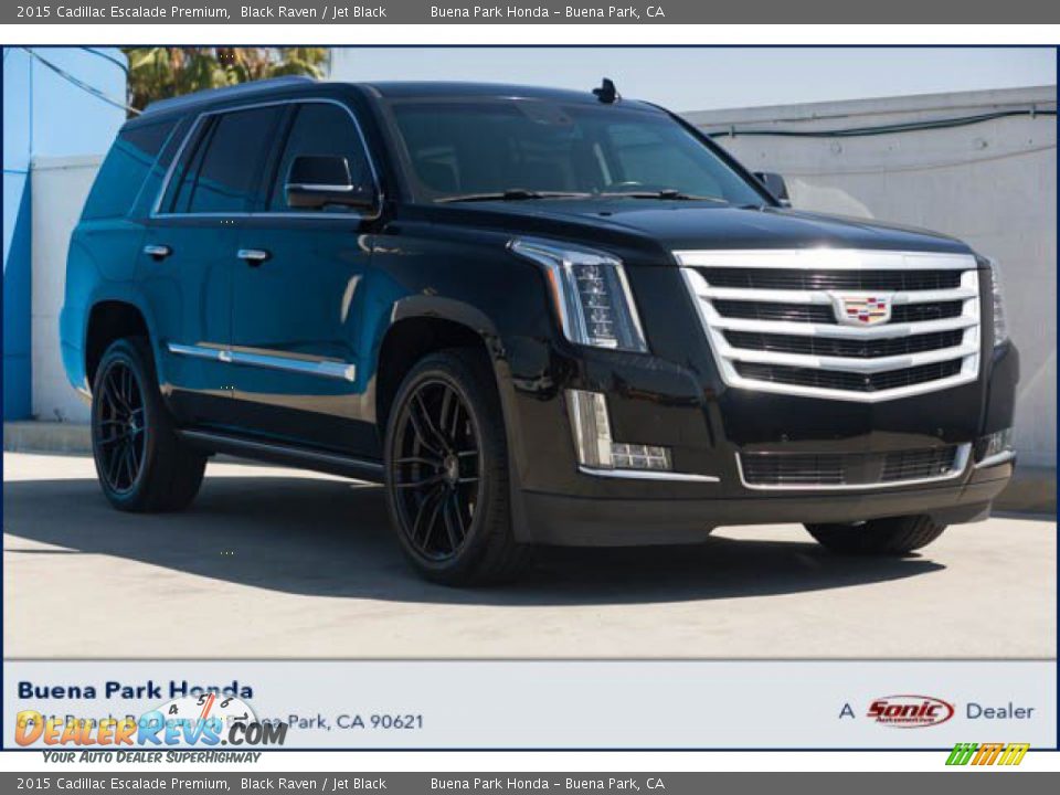 2015 Cadillac Escalade Premium Black Raven / Jet Black Photo #1