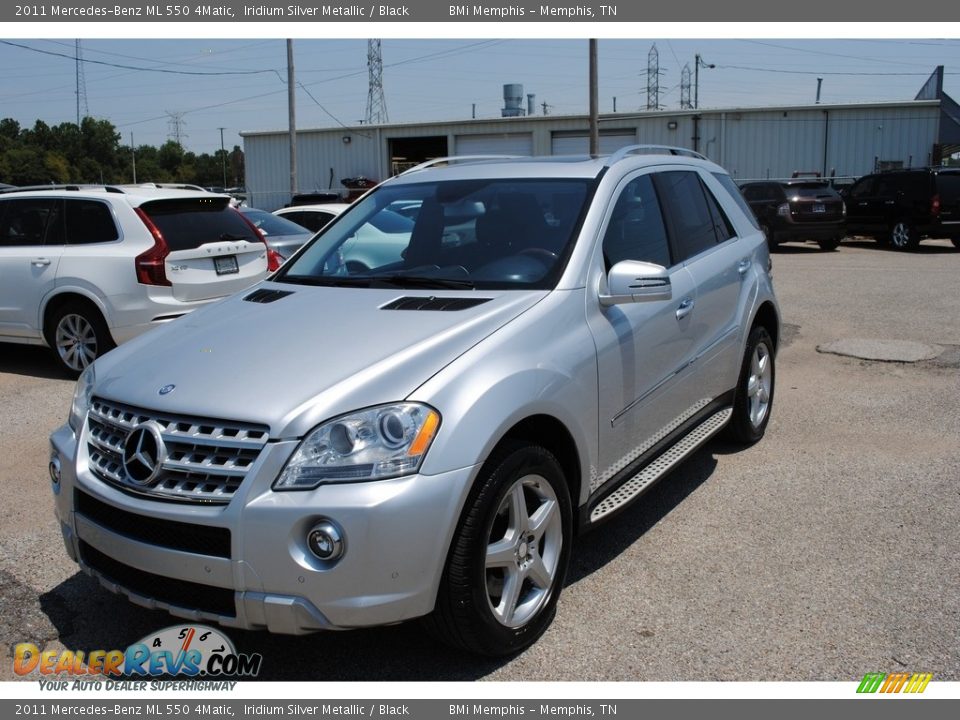 2011 Mercedes-Benz ML 550 4Matic Iridium Silver Metallic / Black Photo #1