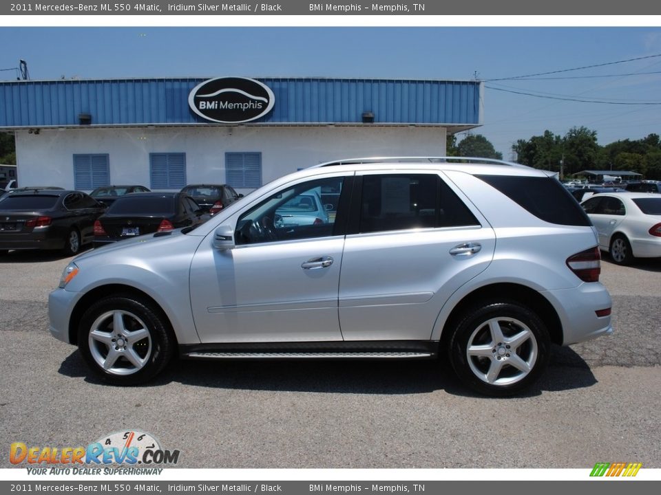 2011 Mercedes-Benz ML 550 4Matic Iridium Silver Metallic / Black Photo #2