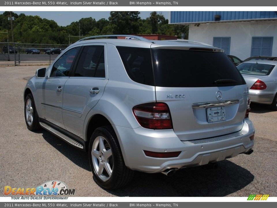 2011 Mercedes-Benz ML 550 4Matic Iridium Silver Metallic / Black Photo #3