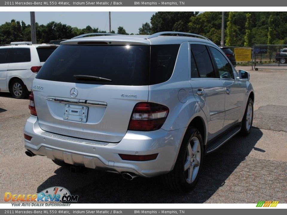 2011 Mercedes-Benz ML 550 4Matic Iridium Silver Metallic / Black Photo #5