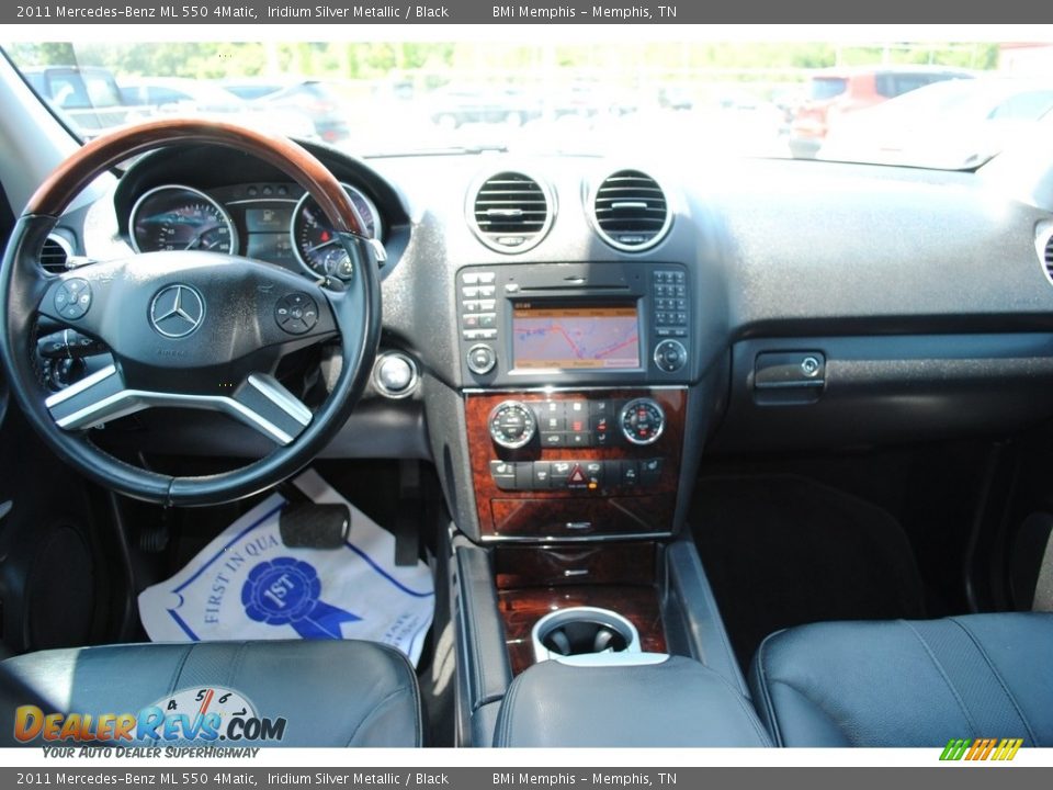 2011 Mercedes-Benz ML 550 4Matic Iridium Silver Metallic / Black Photo #9