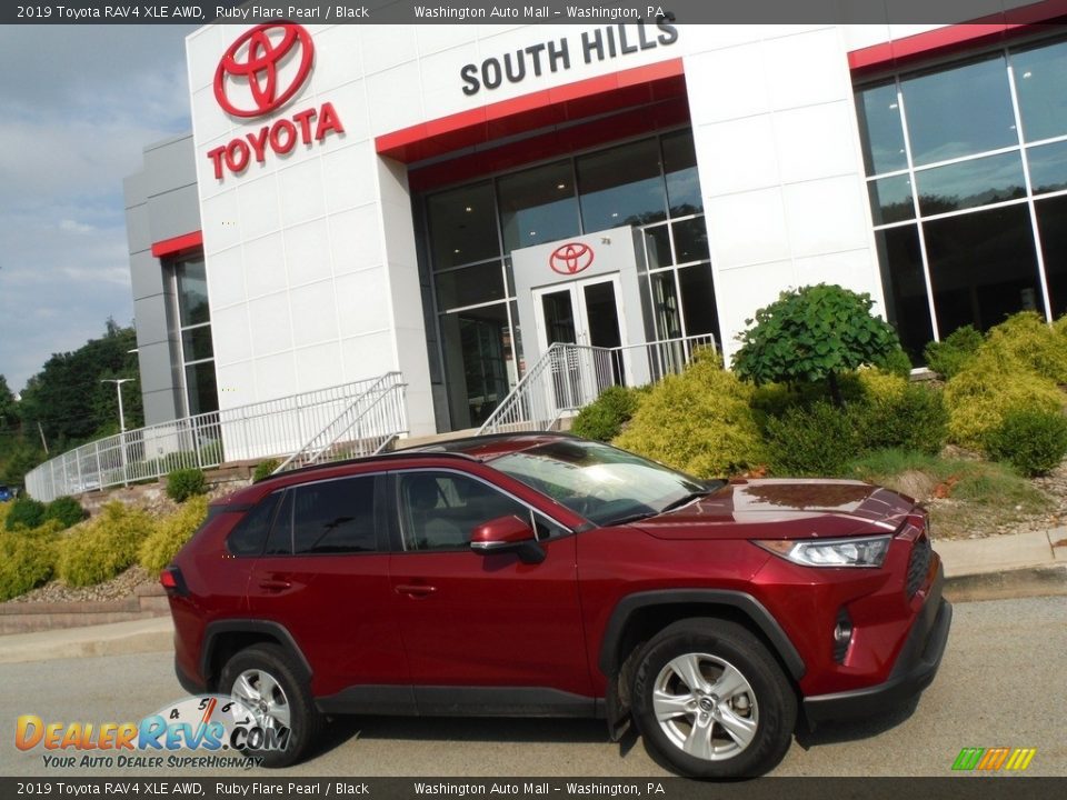 2019 Toyota RAV4 XLE AWD Ruby Flare Pearl / Black Photo #2