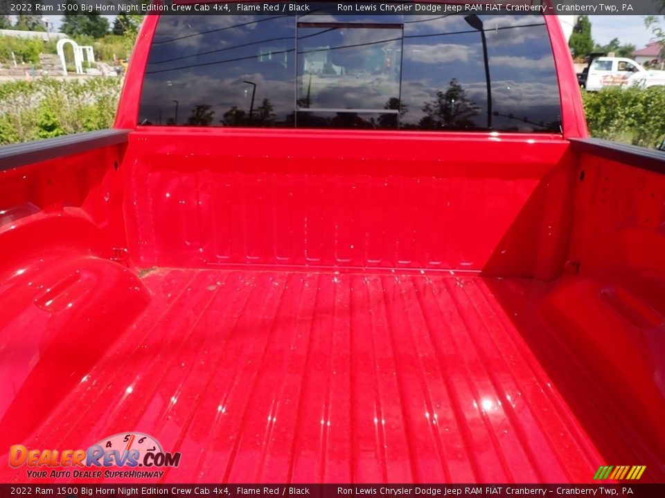 2022 Ram 1500 Big Horn Night Edition Crew Cab 4x4 Flame Red / Black Photo #4