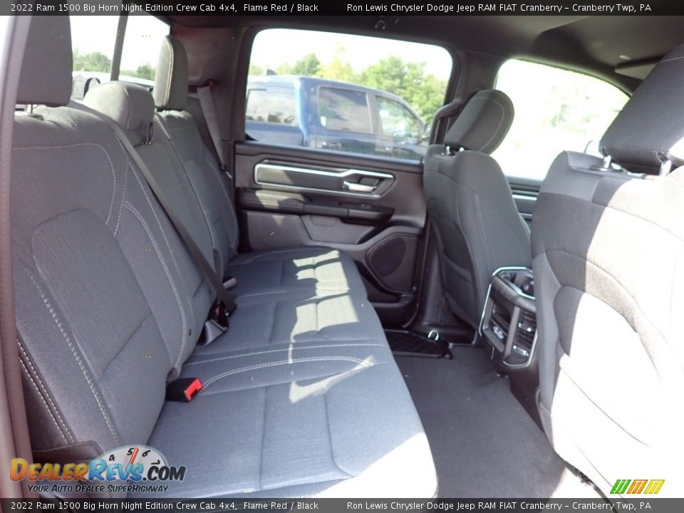 2022 Ram 1500 Big Horn Night Edition Crew Cab 4x4 Flame Red / Black Photo #11