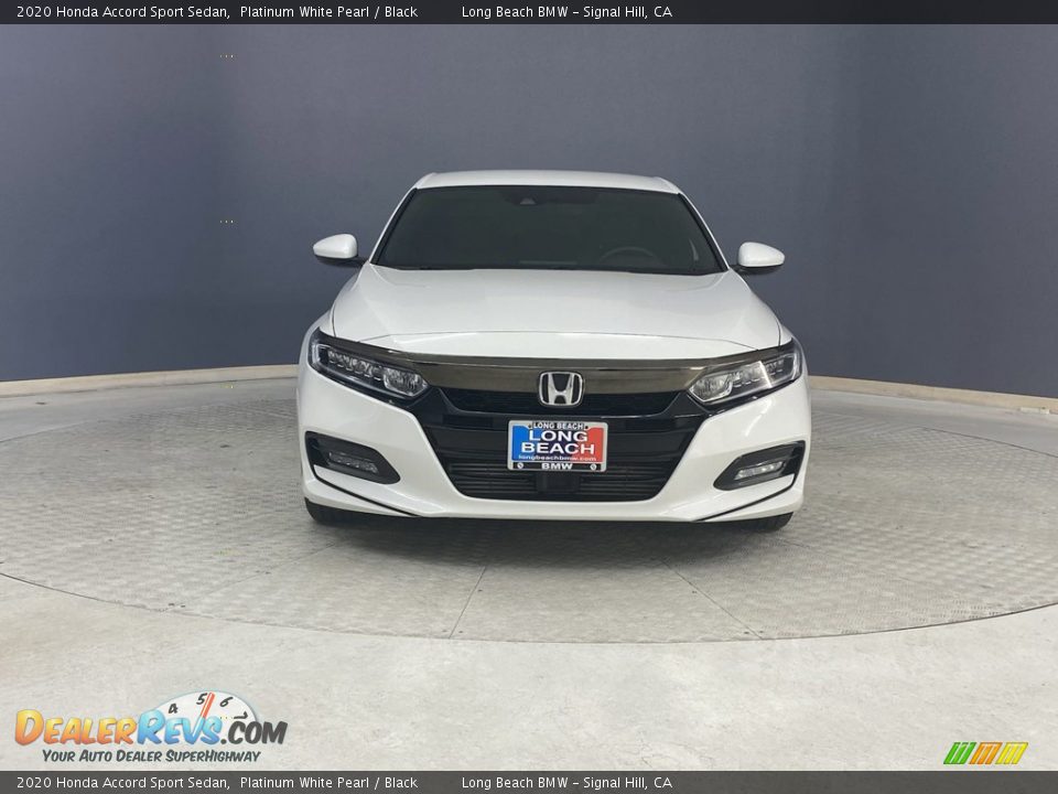 2020 Honda Accord Sport Sedan Platinum White Pearl / Black Photo #2