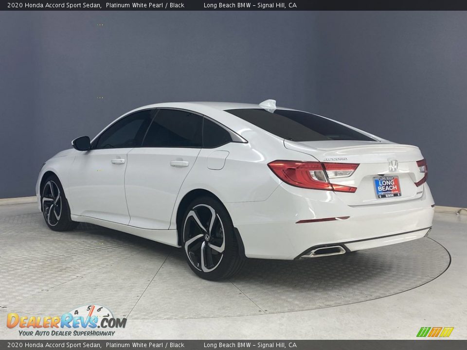 2020 Honda Accord Sport Sedan Platinum White Pearl / Black Photo #3