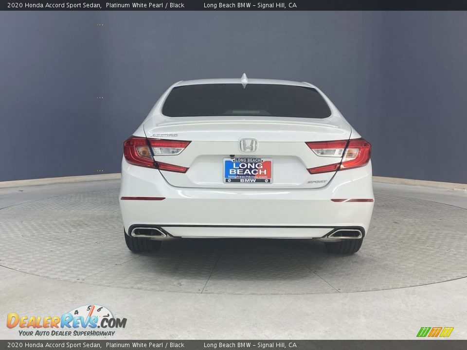 2020 Honda Accord Sport Sedan Platinum White Pearl / Black Photo #4