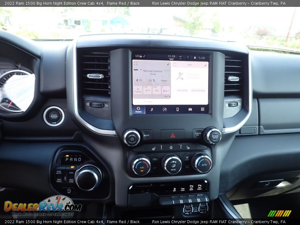 2022 Ram 1500 Big Horn Night Edition Crew Cab 4x4 Flame Red / Black Photo #17