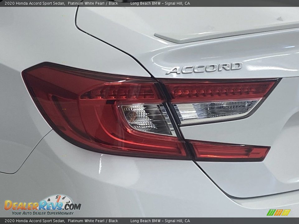 2020 Honda Accord Sport Sedan Platinum White Pearl / Black Photo #8