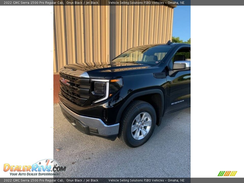 2022 GMC Sierra 1500 Pro Regular Cab Onyx Black / Jet Black Photo #2