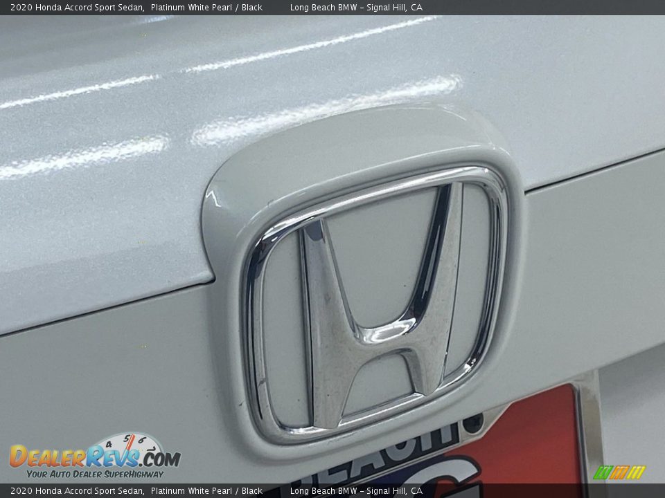 2020 Honda Accord Sport Sedan Platinum White Pearl / Black Photo #9