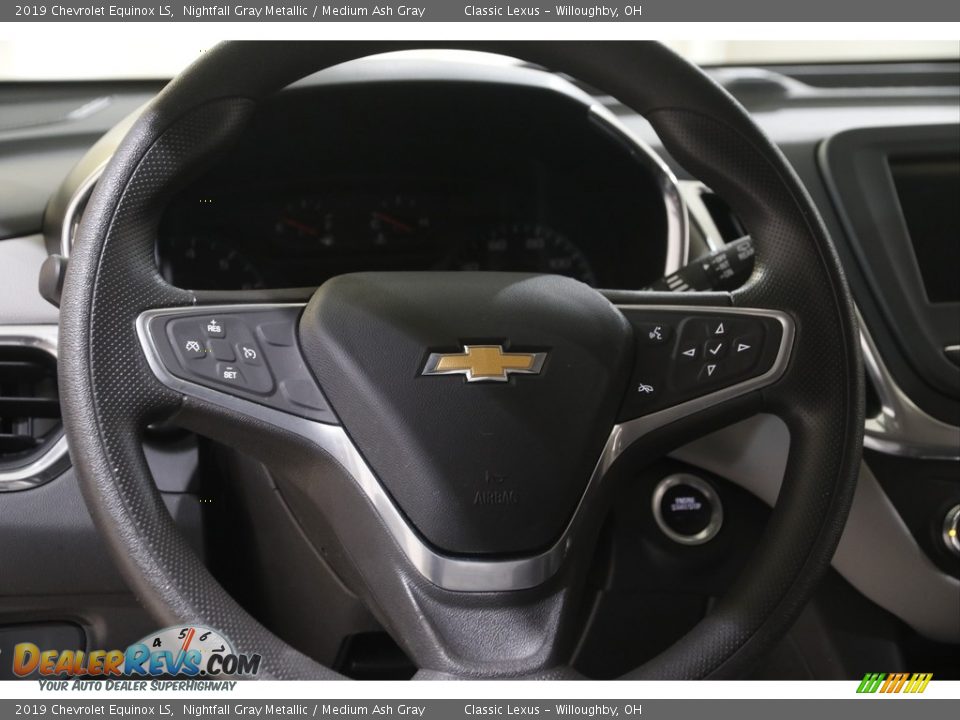 2019 Chevrolet Equinox LS Nightfall Gray Metallic / Medium Ash Gray Photo #7