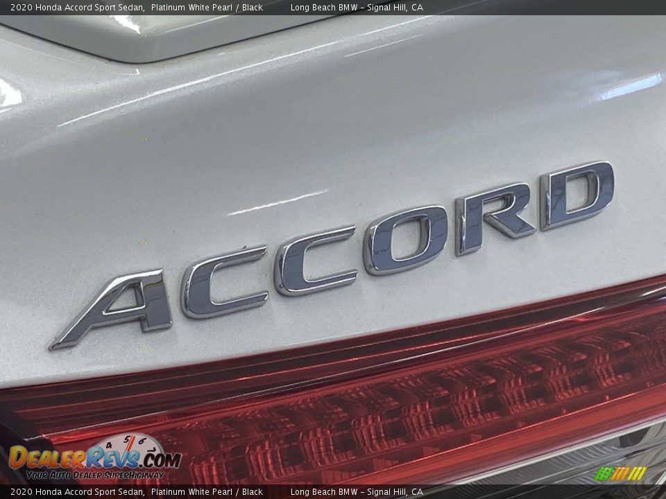 2020 Honda Accord Sport Sedan Platinum White Pearl / Black Photo #10
