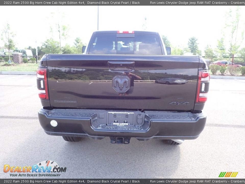 2022 Ram 2500 Big Horn Crew Cab Night Edition 4x4 Diamond Black Crystal Pearl / Black Photo #4