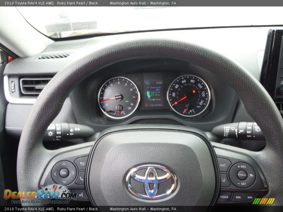 2019 Toyota RAV4 XLE AWD Ruby Flare Pearl / Black Photo #28