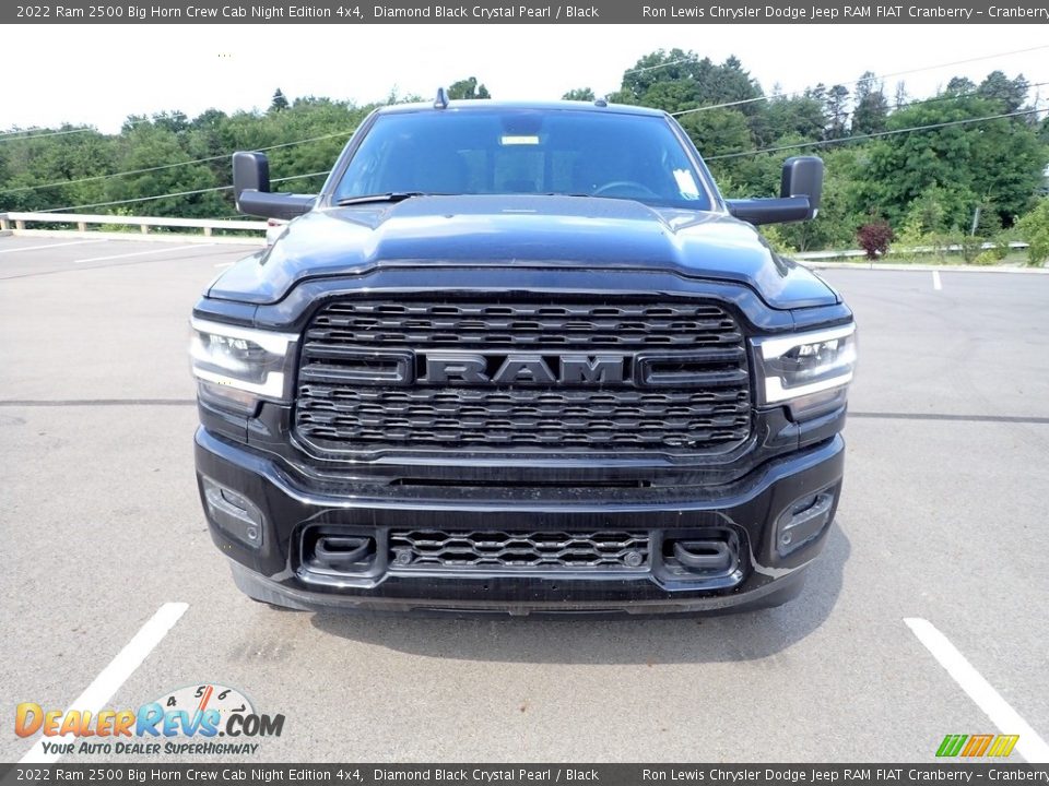 2022 Ram 2500 Big Horn Crew Cab Night Edition 4x4 Diamond Black Crystal Pearl / Black Photo #9
