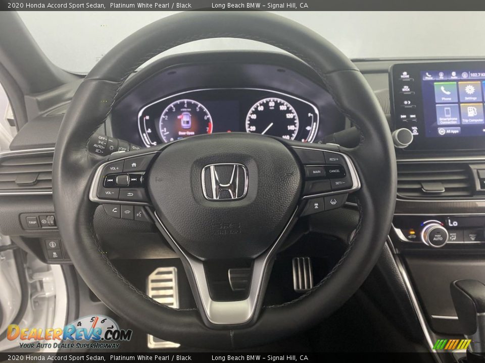 2020 Honda Accord Sport Sedan Platinum White Pearl / Black Photo #17