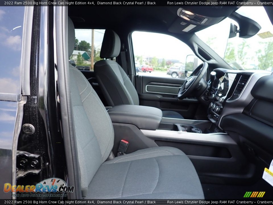 2022 Ram 2500 Big Horn Crew Cab Night Edition 4x4 Diamond Black Crystal Pearl / Black Photo #11