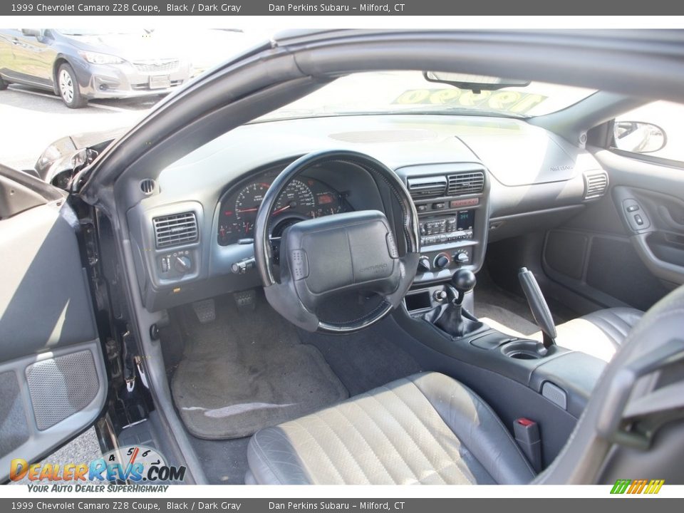 1999 Chevrolet Camaro Z28 Coupe Black / Dark Gray Photo #10