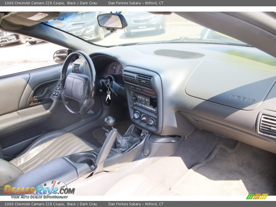 1999 Chevrolet Camaro Z28 Coupe Black / Dark Gray Photo #12