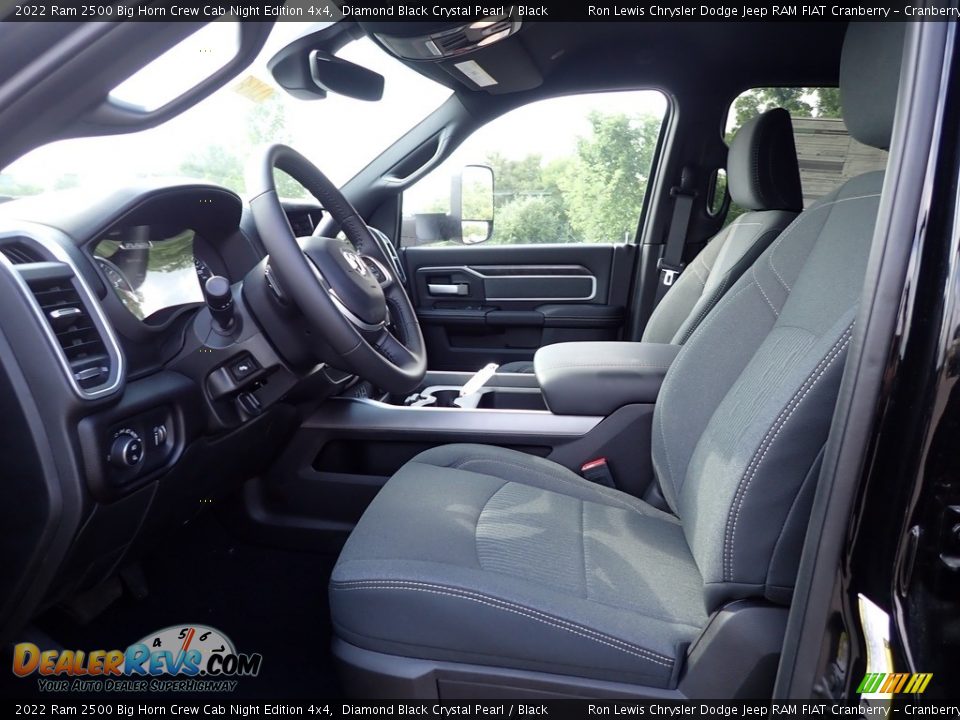 2022 Ram 2500 Big Horn Crew Cab Night Edition 4x4 Diamond Black Crystal Pearl / Black Photo #15